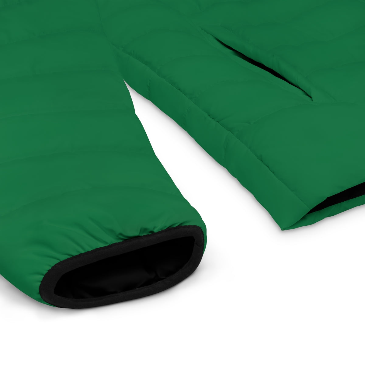 Men's Dark Green Puffer Jacket (MTG Logo)