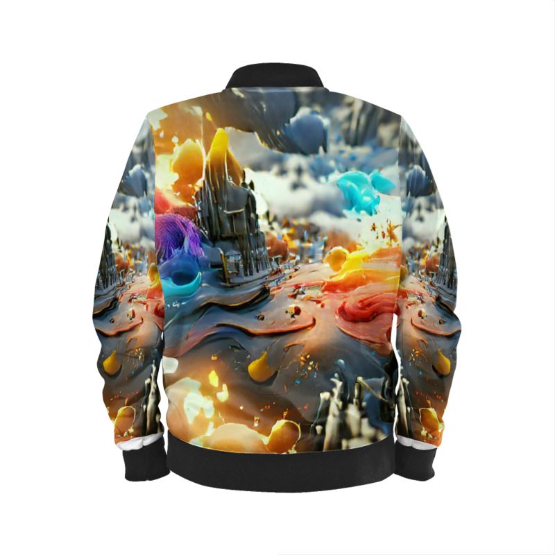 Iridescent - Multicoloured Men's Bomber Jacket