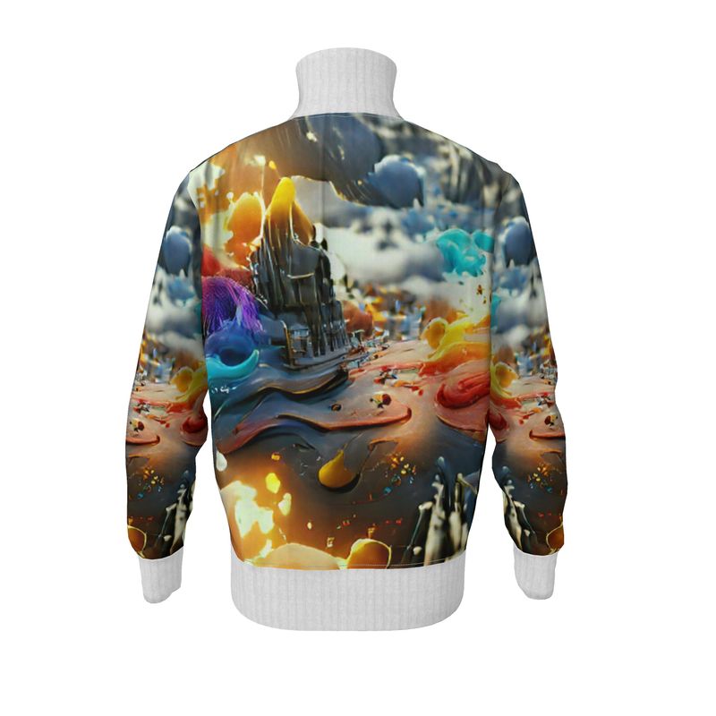 Iridescent - Multicoloured Men's Tracksuit Jacket