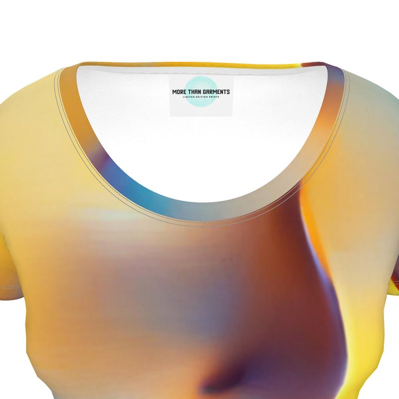 Confident - Orange Toned Soft And Durable Fabric, Flattering, Relaxed Shape, Ladies Scoop Neck T-Shirt