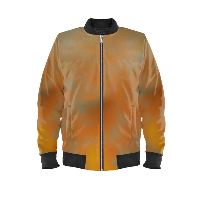 Insightful - Brown & Orange Men's Bomber Jacket