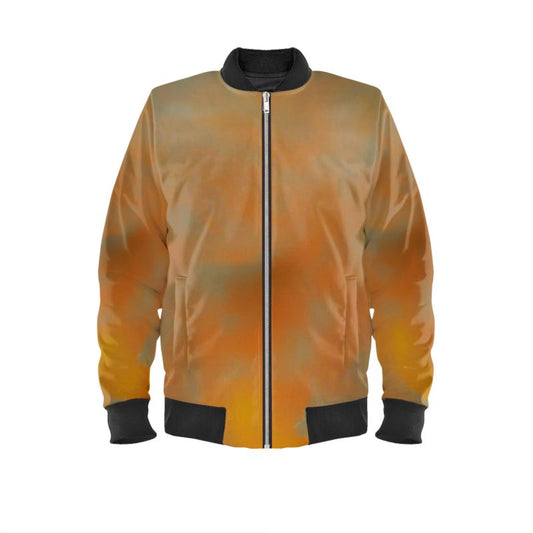 Insightful - Brown & Orange Men's Bomber Jacket