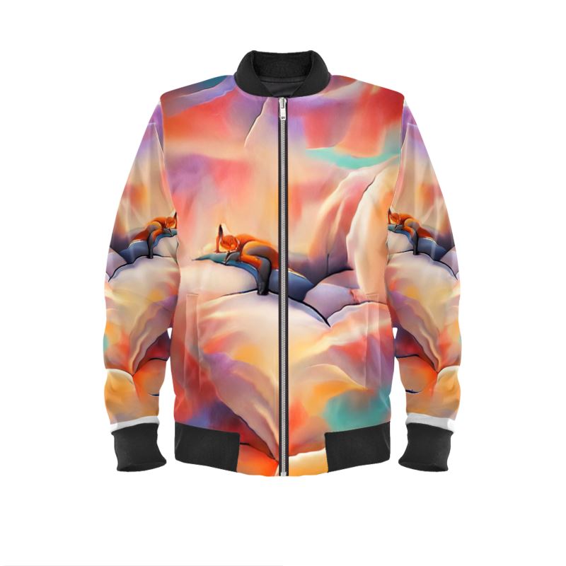 Comfortable - Orange Toned Men's Bomber Jacket