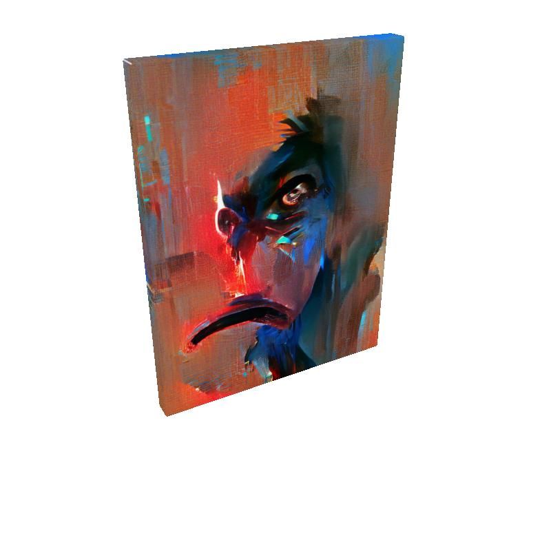 Exasperated - Rectangle Canvas