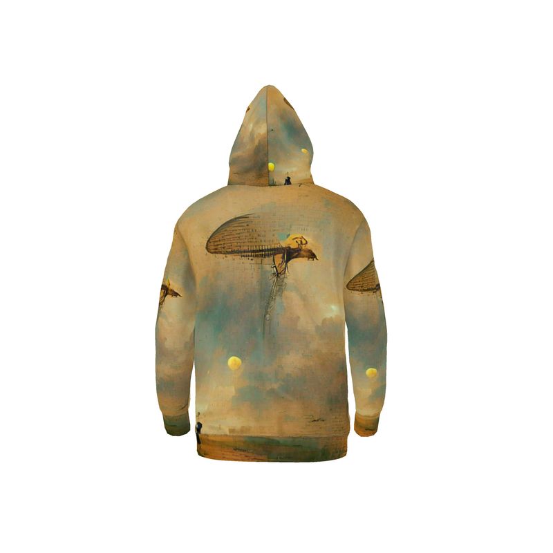 Loopy - Beige Unisex Pullover Or Zipper, Relaxed Fit, Cut & Sewn Hoodie