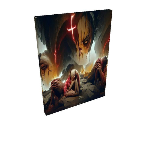 Agony - Rectangle Canvas