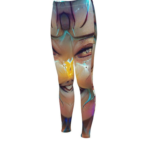 Joy - Multicoloured Skin Fit Design, High Waisted For Comfort, Full Length High Waisted Leggings