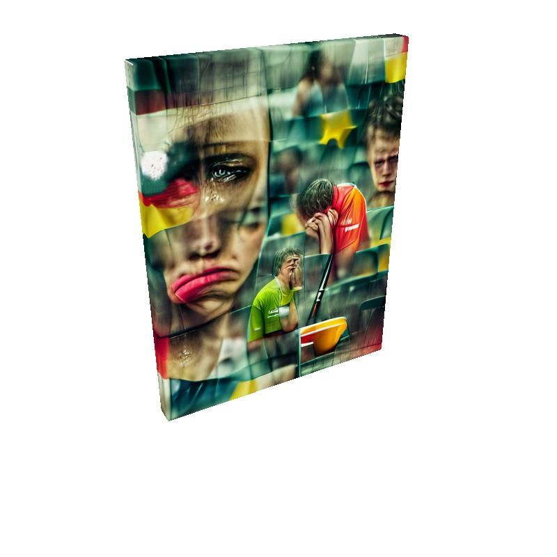 Disheartened - Rectangle Canvas