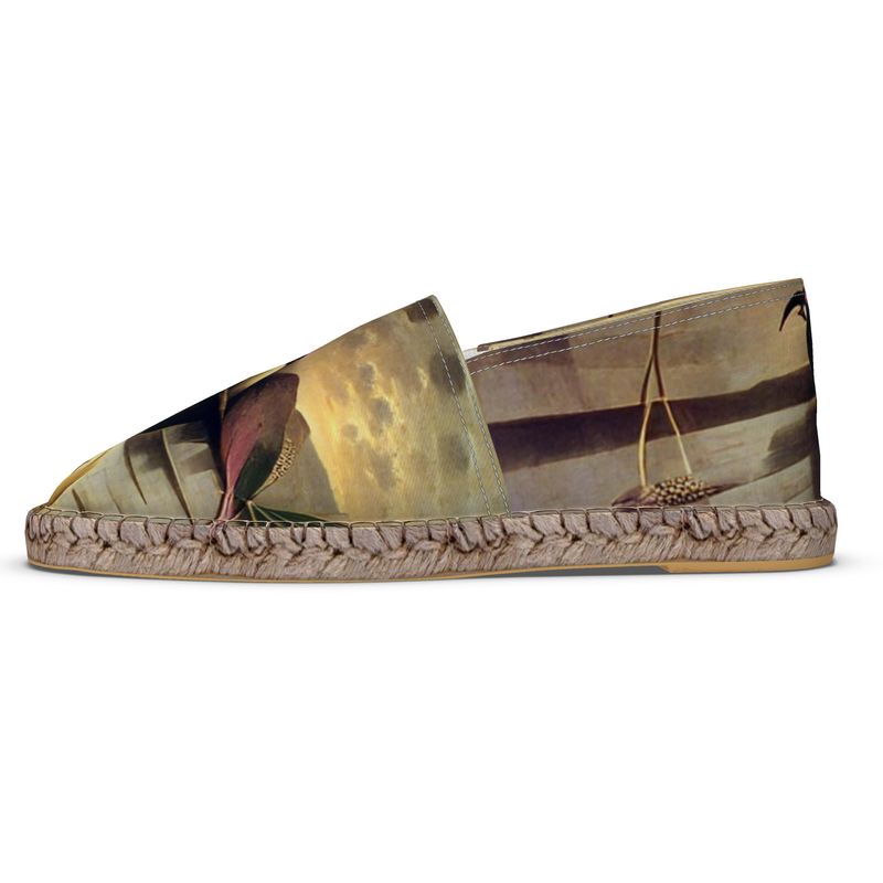 Coercive - Beige & Yellow Non-Slip Rubber Base Unisex Jute Woven Insole Espadrilles