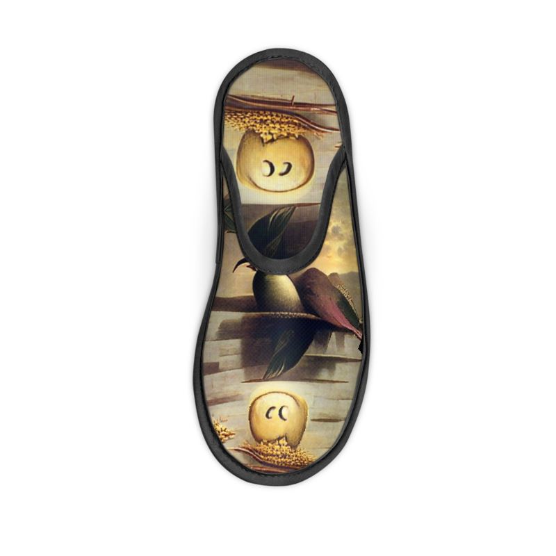 Coercive - Beige & Yellow Locks In Warmth, Non-slip Leatherette Sole, Water Absorbent Qualities Slippers