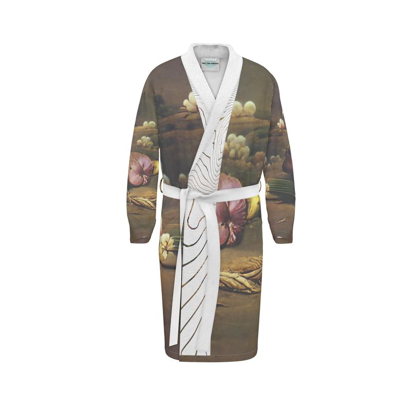 Discomfort - Brown Toned Unisex Fire-Rated Fabric Dressing Gown