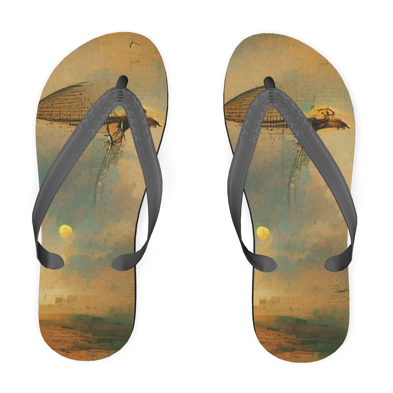 Loopy - Beige Soft Plastic Straps, Covered With Poly-Satin, Sturdy Foam Base Flip Flops