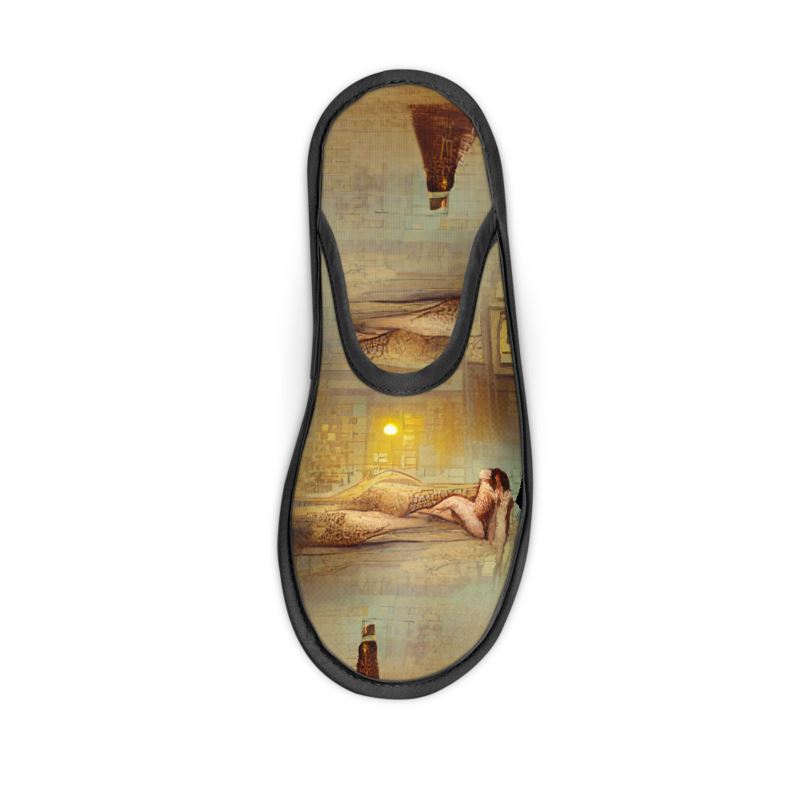 Lust - Beige Locks In Warmth, Non-slip Leatherette Sole, Water Absorbent Qualities Slippers