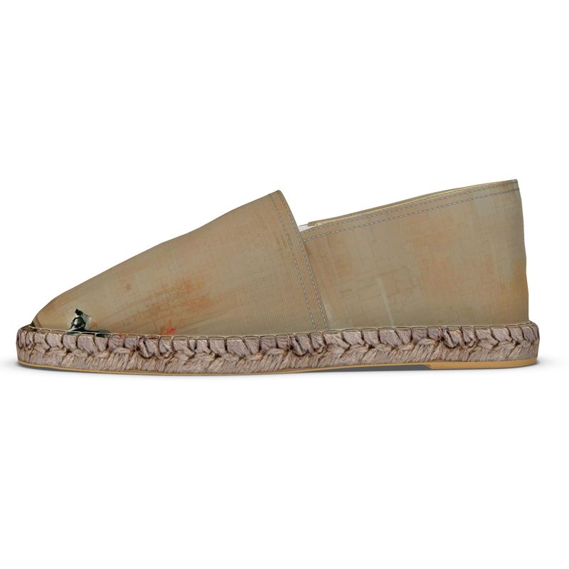 Panicked - Beige Non-Slip Rubber Base Unisex Jute Woven Insole Espadrilles