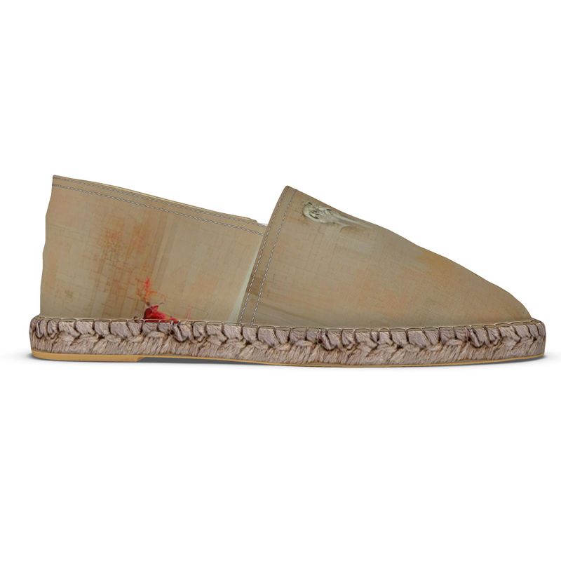 Panicked - Beige Non-Slip Rubber Base Unisex Jute Woven Insole Espadrilles