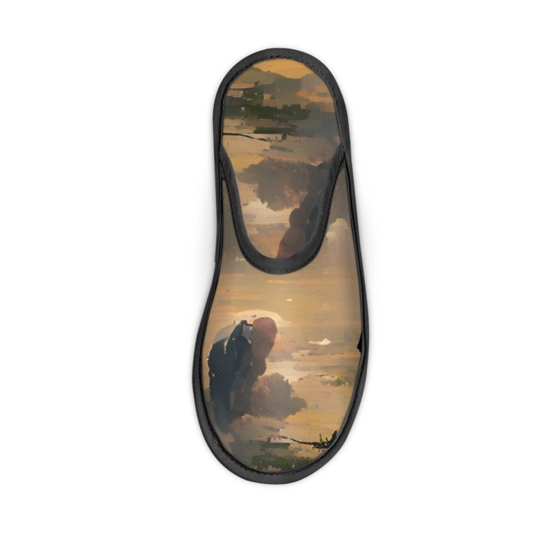 Stuck - Beige Locks In Warmth, Non-slip Leatherette Sole, Water Absorbent Qualities Slippers