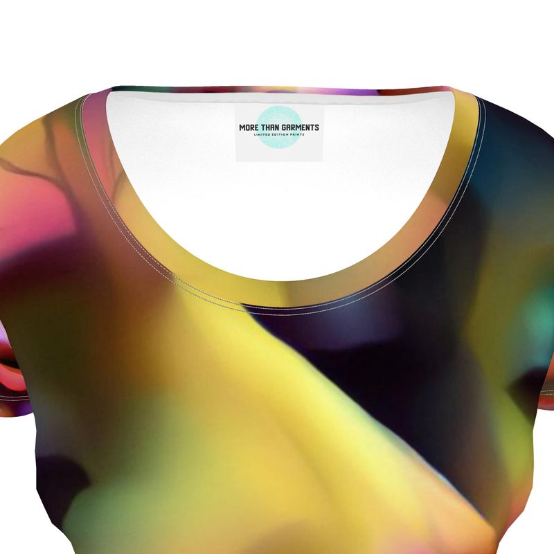 Pleasure Remix 2 - Yellow, Red & Blue Soft And Durable Fabric, Flattering, Relaxed Shape, Ladies Scoop Neck T-Shirt