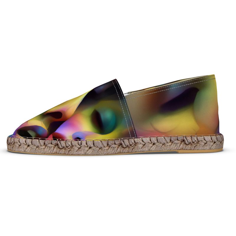 Pleasure Remix 2 - Yellow, Red & Blue Non-Slip Rubber Base Unisex Jute Woven Insole Espadrilles