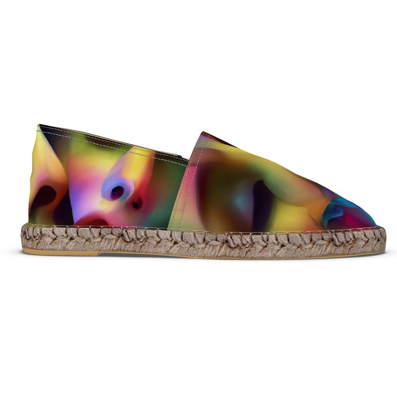 Pleasure Remix 2 - Yellow, Red & Blue Non-Slip Rubber Base Unisex Jute Woven Insole Espadrilles