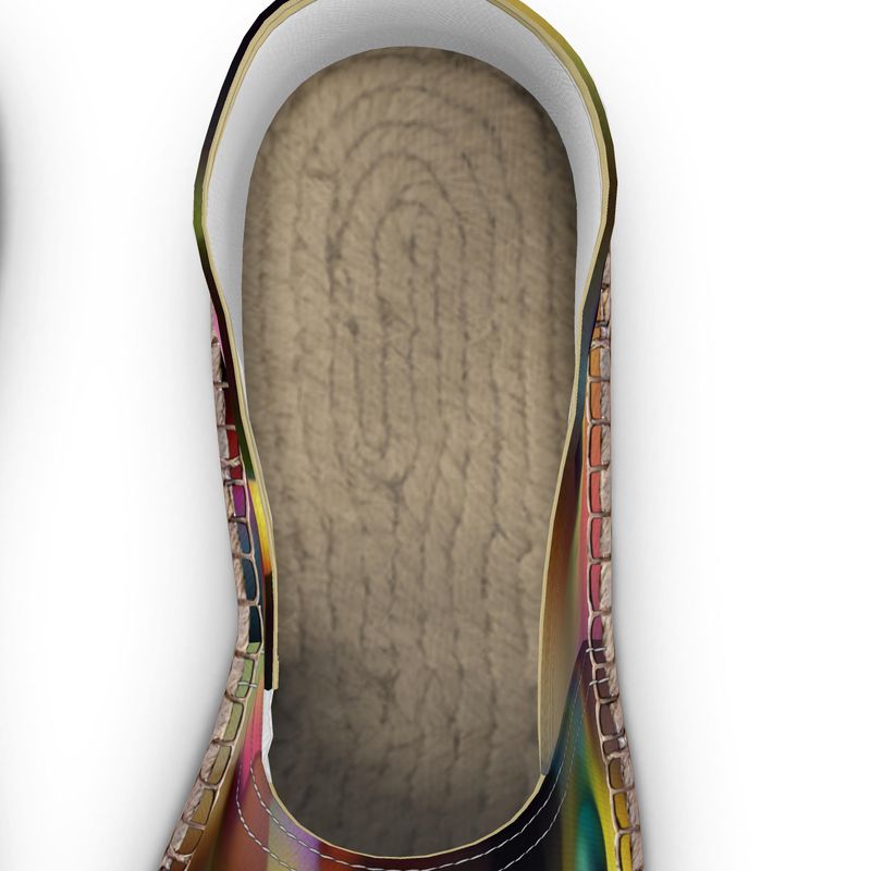 Pleasure Remix 2 - Yellow, Red & Blue Non-Slip Rubber Base Unisex Jute Woven Insole Espadrilles