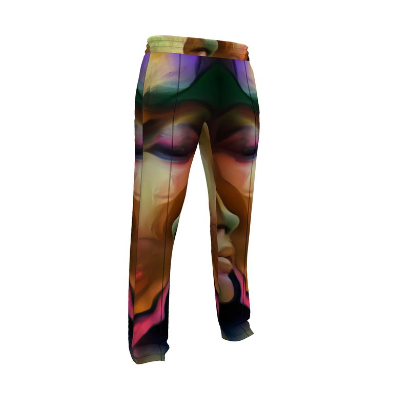 Pleasure Remix 3 - Blue and Orange Men's Tracksuit Trousers