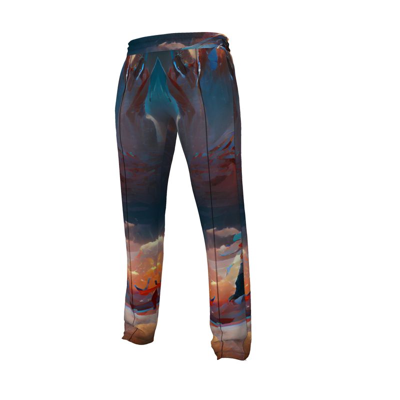 Triumphant - Sky Blue, Orange & Red Men's Tracksuit Trousers