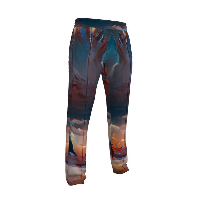 Triumphant - Sky Blue, Orange & Red Men's Tracksuit Trousers