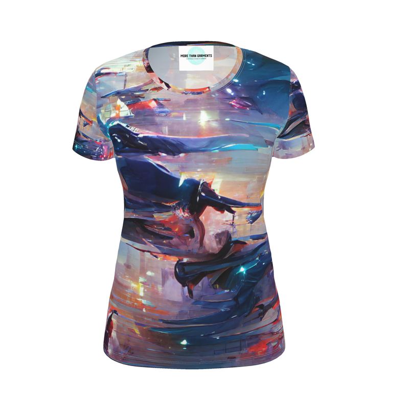 Pensiveness - Multi Coloured Soft, Durable Fabric, Flattering Women's T-Shirt