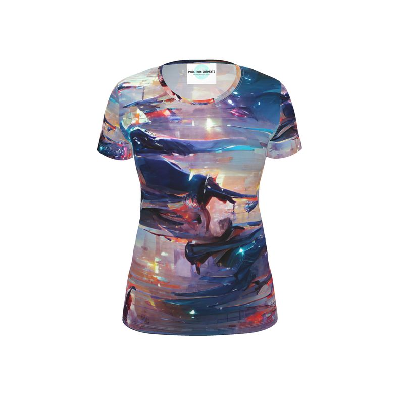 Pensiveness - Multi Coloured Soft, Durable Fabric, Flattering Women's T-Shirt