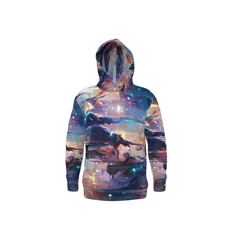 Pensiveness - Multi Coloured Unisex Pullover Or Zipper, Relaxed Fit, Cut & Sewn Hoodie