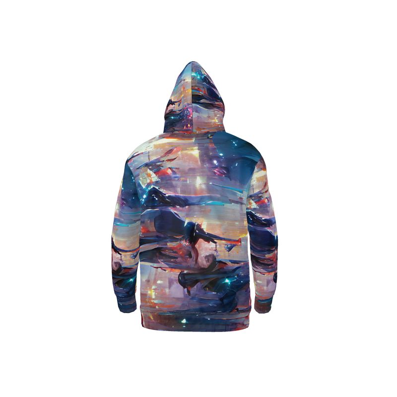 Pensiveness - Multi Coloured Unisex Pullover Or Zipper, Relaxed Fit, Cut & Sewn Hoodie