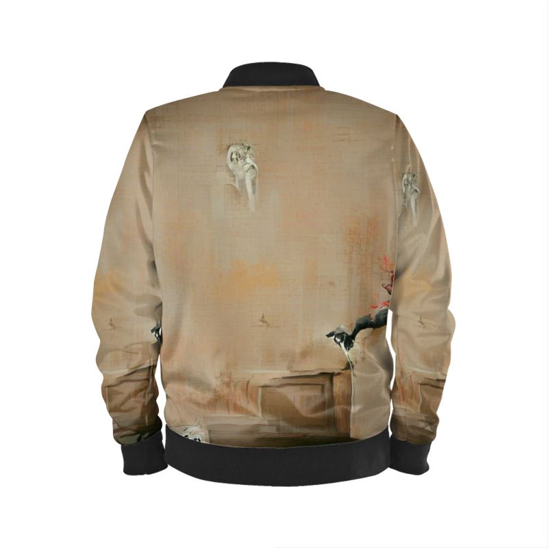 Panicked - Beige Men's Bomber Jacket