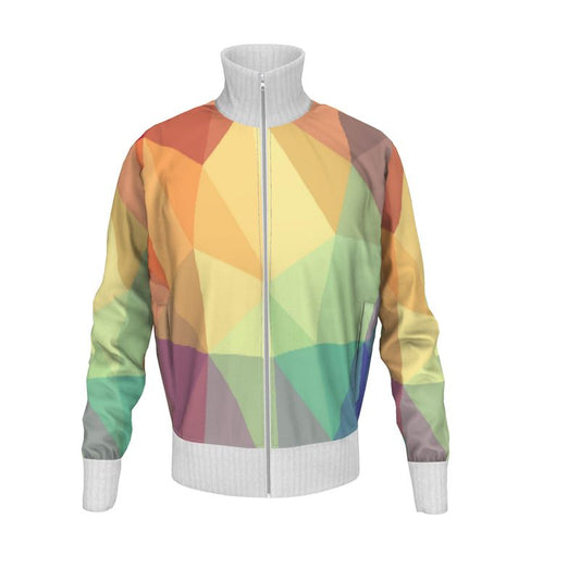 Stained Glass Window - Multi Coloured Men's Tracksuit Jacket