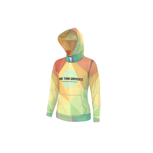 Stained Glass Window - Multi Coloured Unisex Pullover Or Zipper, Relaxed Fit, Cut & Sewn Hoodie