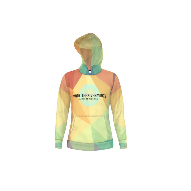 Stained Glass Window - Multi Coloured Unisex Pullover Or Zipper, Relaxed Fit, Cut & Sewn Hoodie