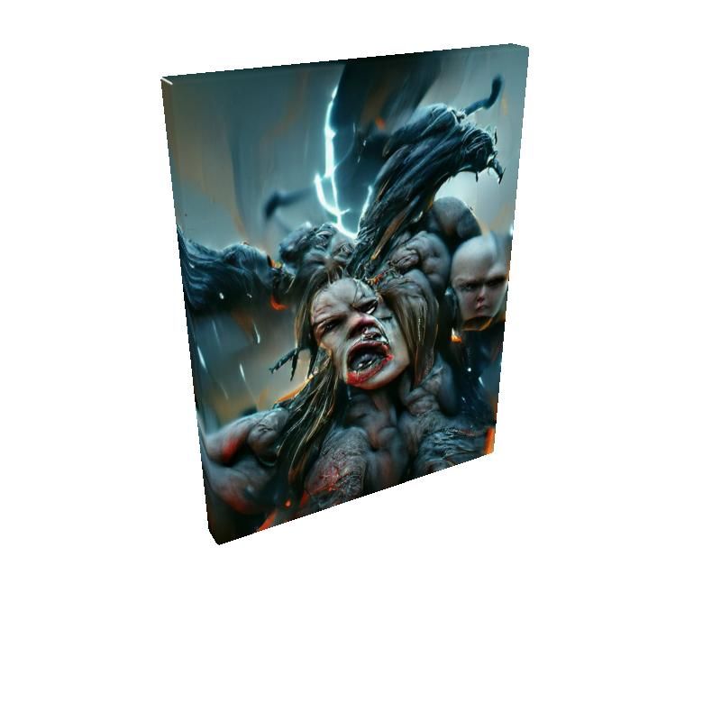 Wrath 10 - Rectangle Canvas