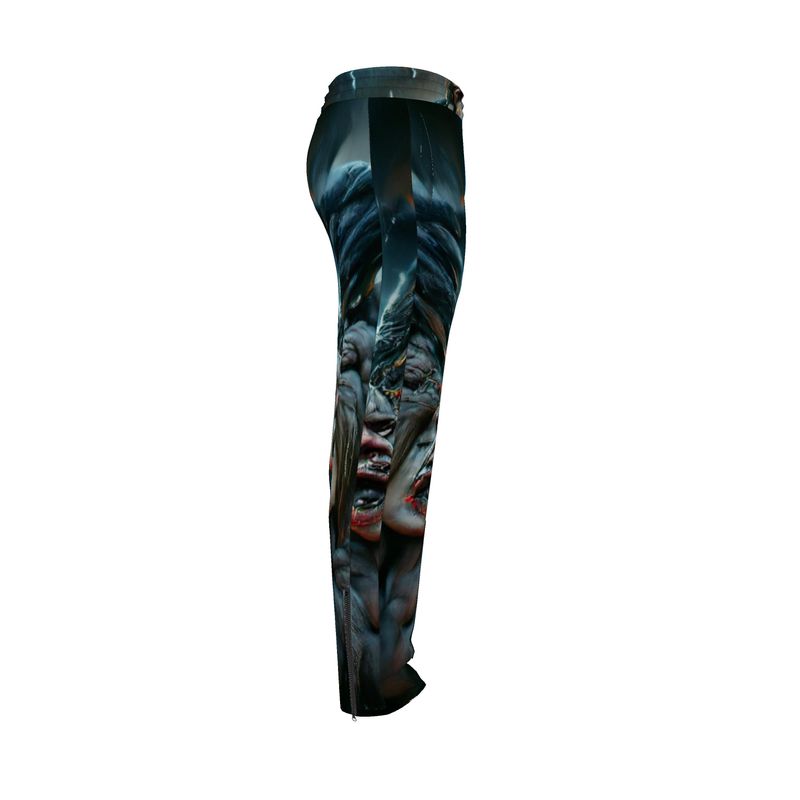 Wrath 10 - Dark Blue, Grey & Red Men's Tracksuit Trousers