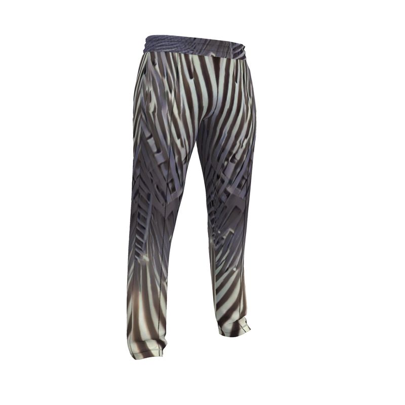 A Heavenly Cloud 2 - Black, Grey & White Men's Tracksuit Trousers