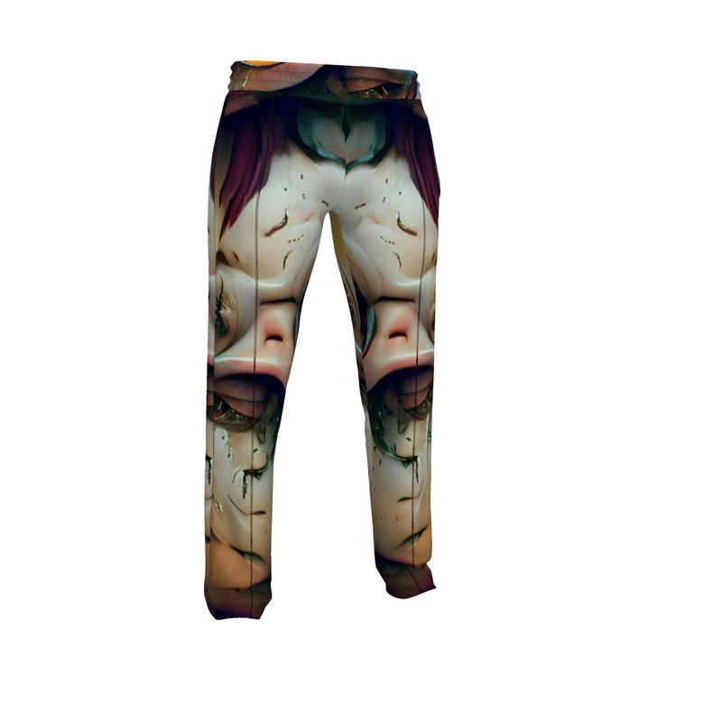 Self-conscious 11 - Beige, Red & Aqua Men's Tracksuit Trousers