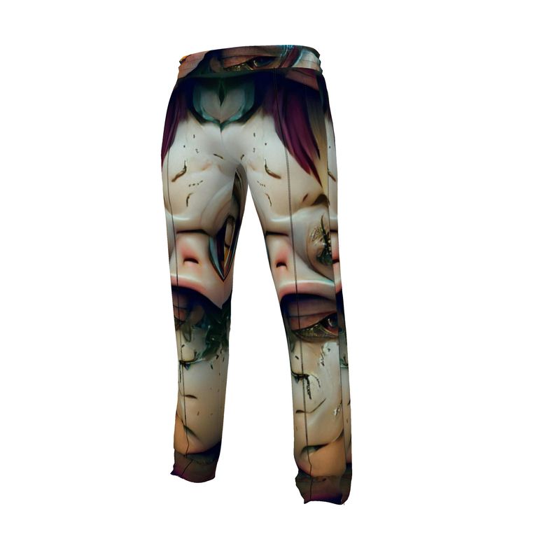 Self-conscious 11 - Beige, Red & Aqua Men's Tracksuit Trousers