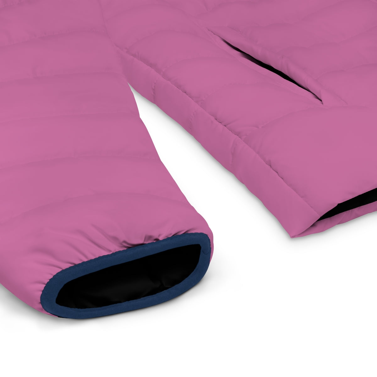 Men's Light Pink Puffer Jacket (MTG Logo)