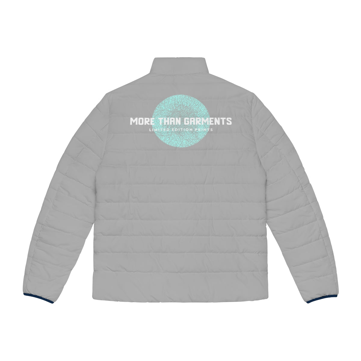 Men's Light Grey Puffer Jacket (MTG Logo)