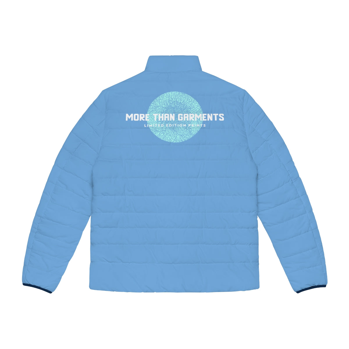 Men's Light Blue Puffer Jacket (MTG Logo)