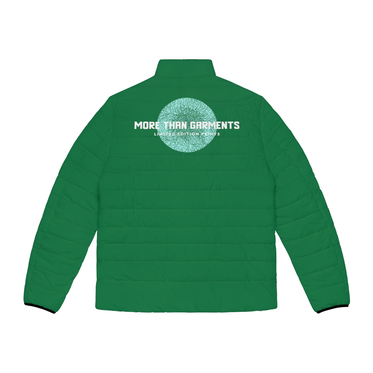 Men's Dark Green Puffer Jacket (MTG Logo)