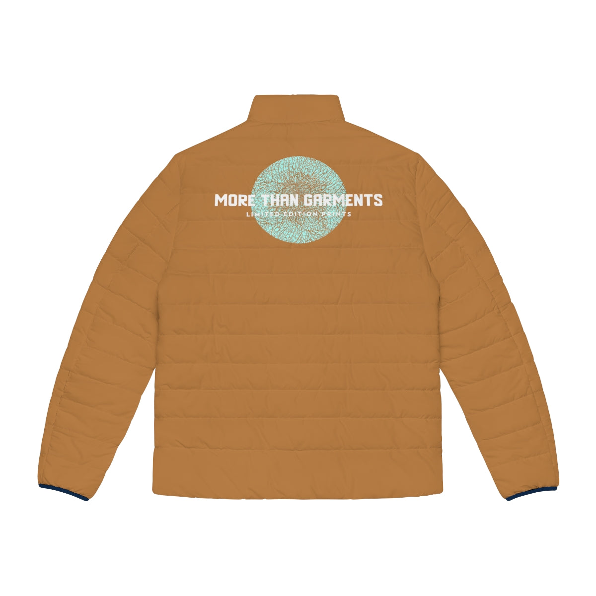 Men's Brown Light Puffer Jacket (MTG Logo)