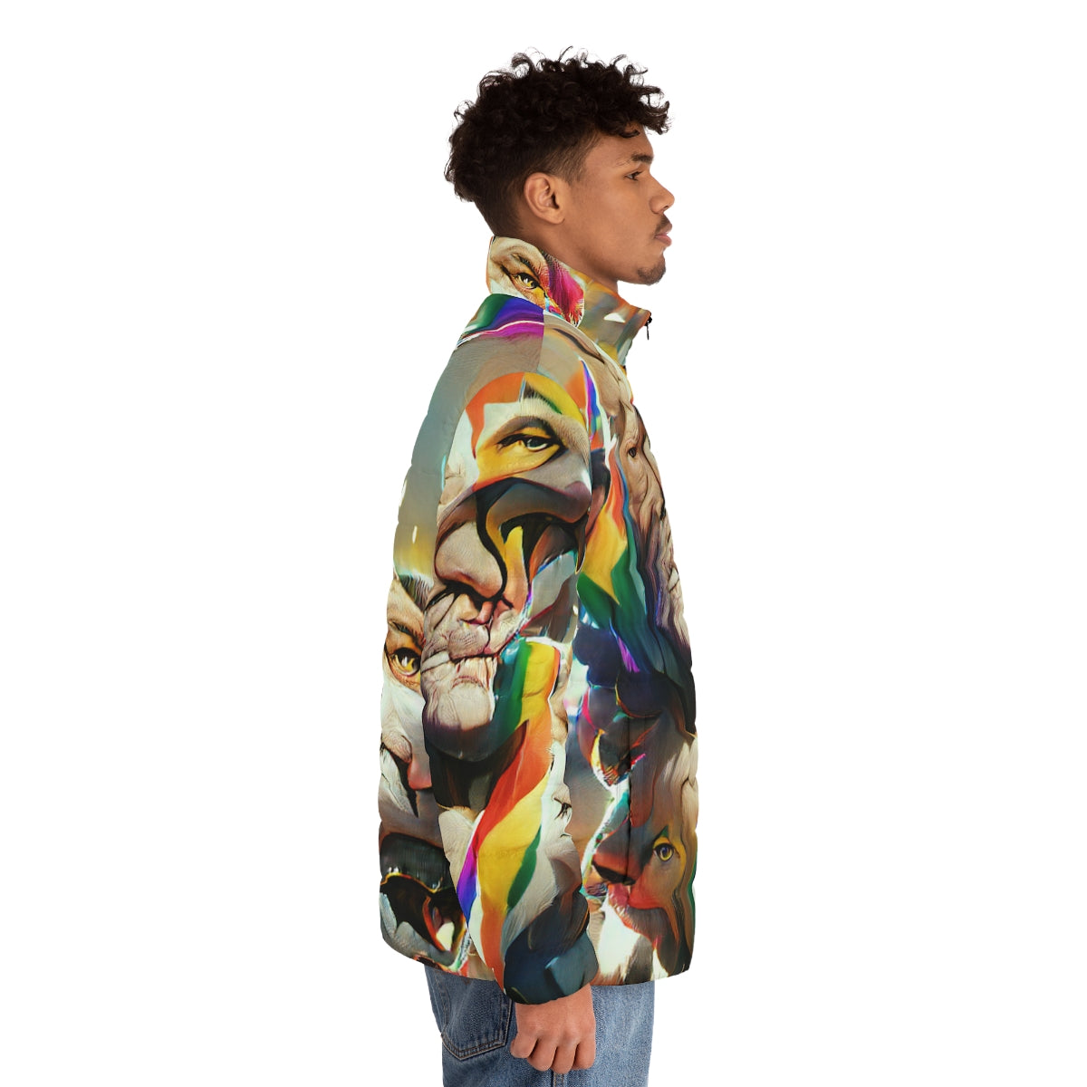 Men's Pride Puffer Jacket (MTG Logo)