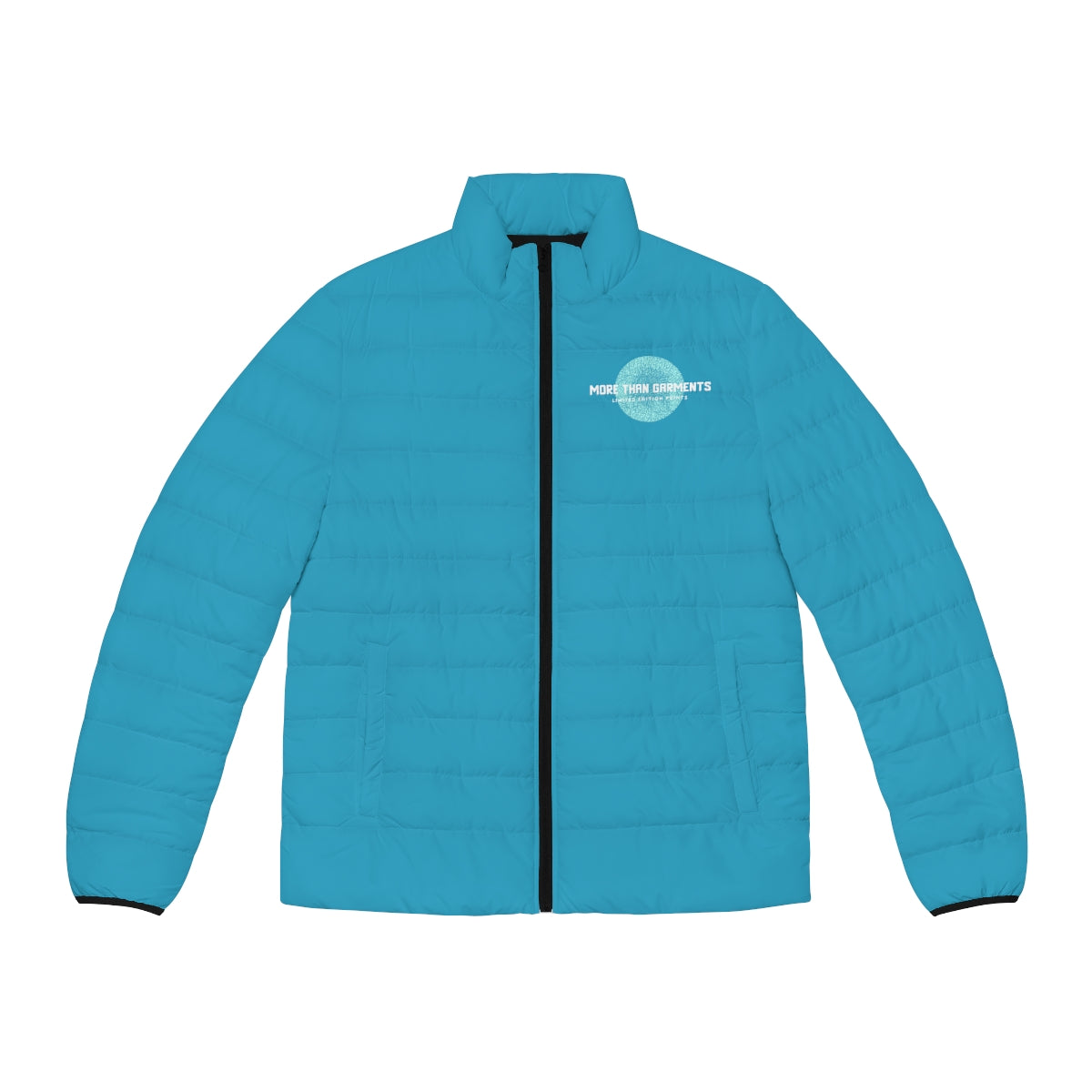 Men's Turquoise Puffer Jacket (MTG Logo)