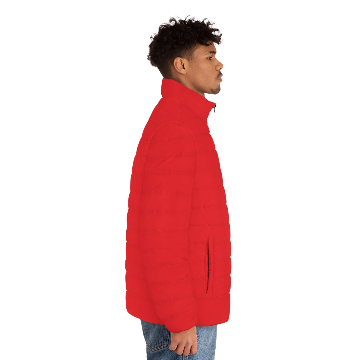 Men's Red Puffer Jacket (MTG Logo)