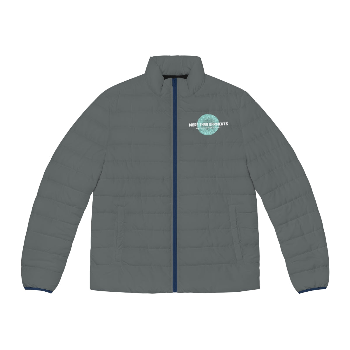 Men's Dark Grey Puffer Jacket (MTG Logo)