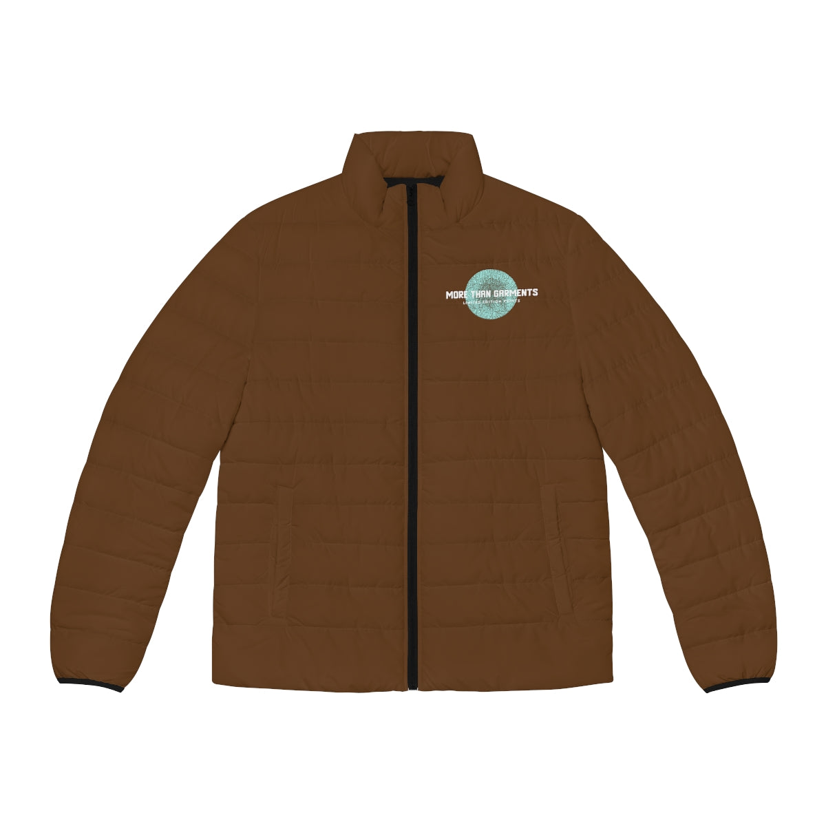 Men's Brown Puffer Jacket (MTG Logo)